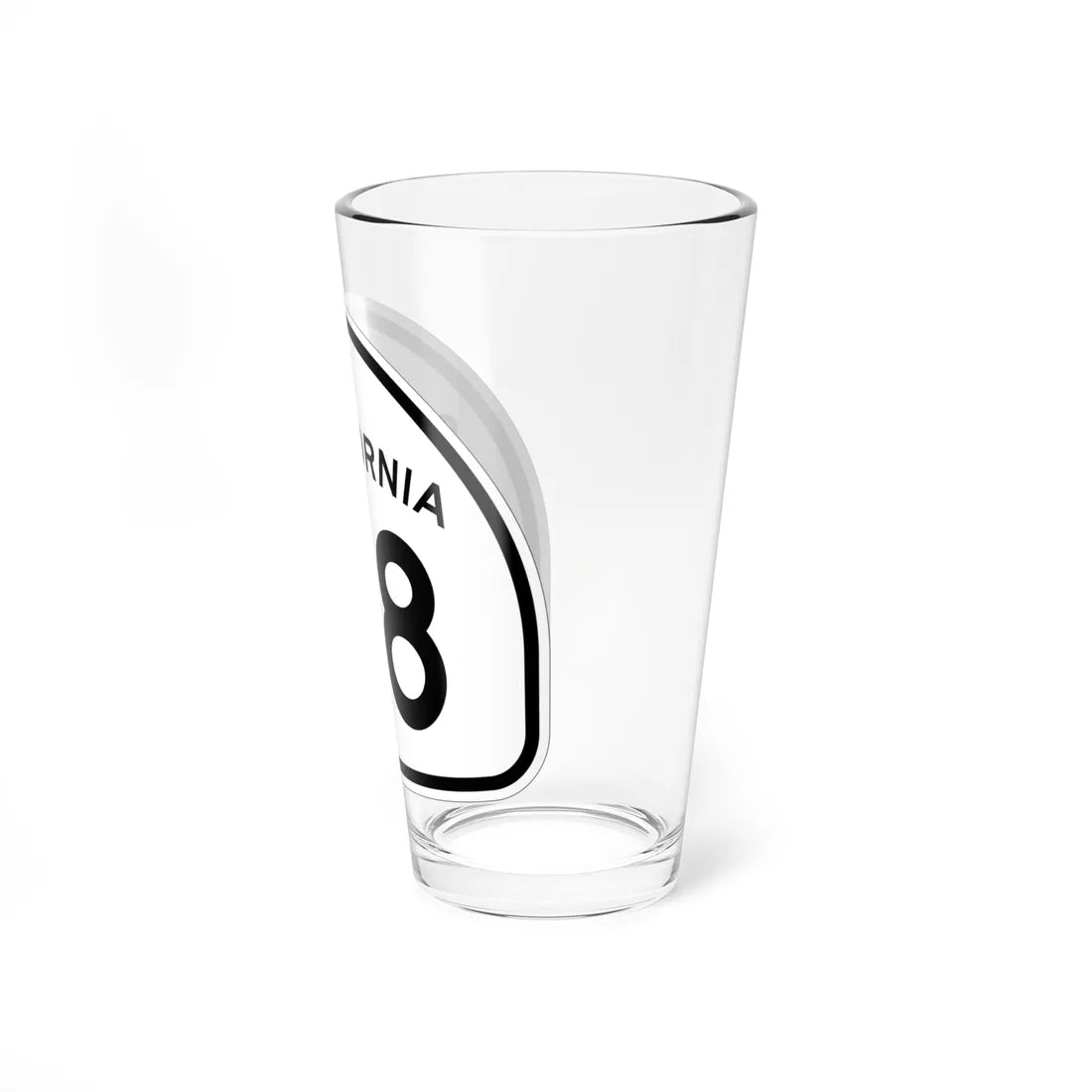 California 118 1957 (California) (Road Sign) Pint Glass 16oz - Go Mug Yourself