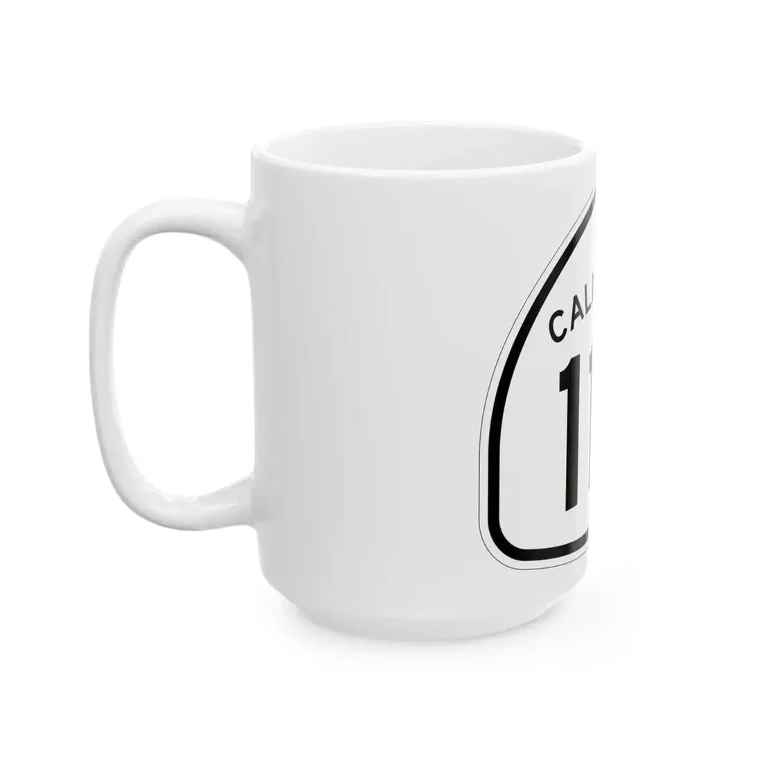 California 118 1957 (California) (Road Sign) White Coffee Mug - Go Mug Yourself
