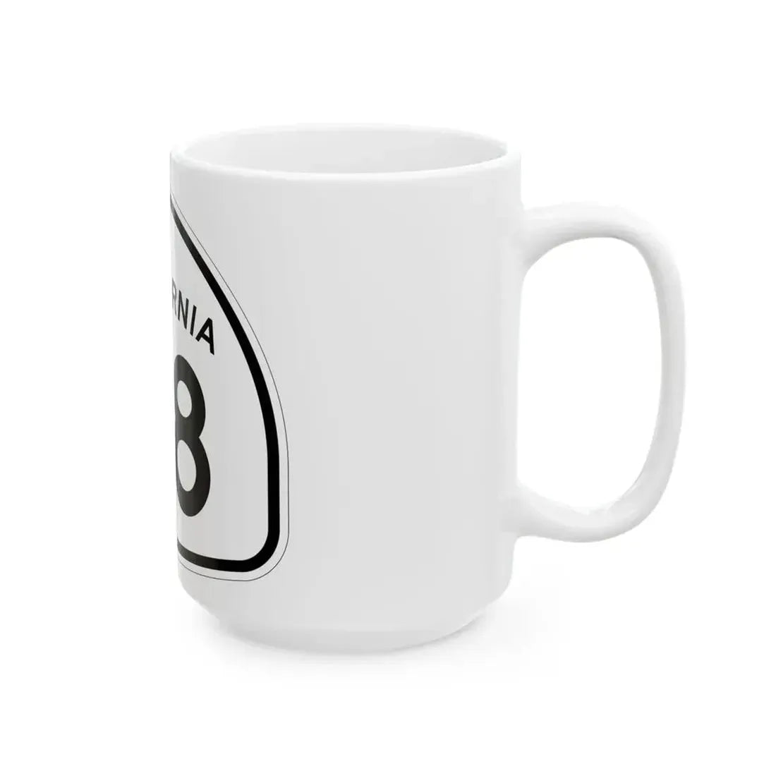 California 118 1957 (California) (Road Sign) White Coffee Mug - Go Mug Yourself