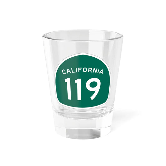 California 119 (California) (Road Sign) Shot Glass 1.5oz 1.5oz - Go Mug Yourself