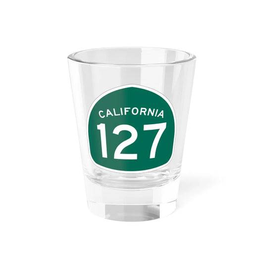 California 127 (California) (Road Sign) Shot Glass 1.5oz 1.5oz - Go Mug Yourself