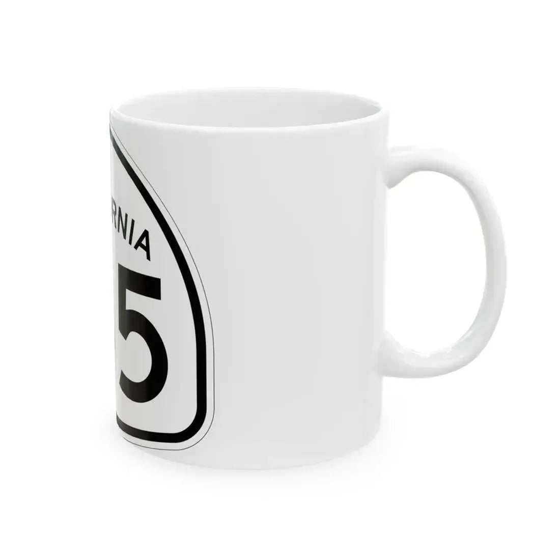 California 145 1957 (California) (Road Sign) White Coffee Mug - Go Mug Yourself