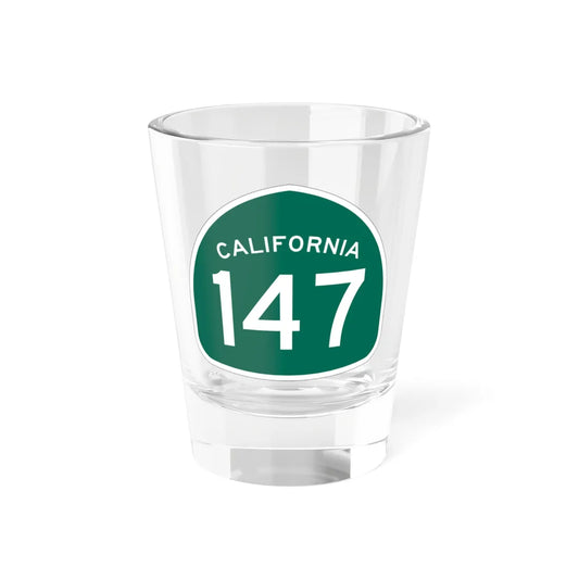 California 147 (California) (Road Sign) Shot Glass 1.5oz 1.5oz - Go Mug Yourself