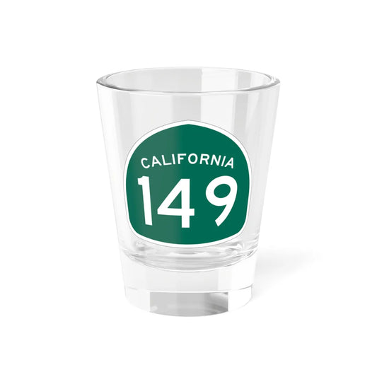 California 149 (California) (Road Sign) Shot Glass 1.5oz 1.5oz - Go Mug Yourself
