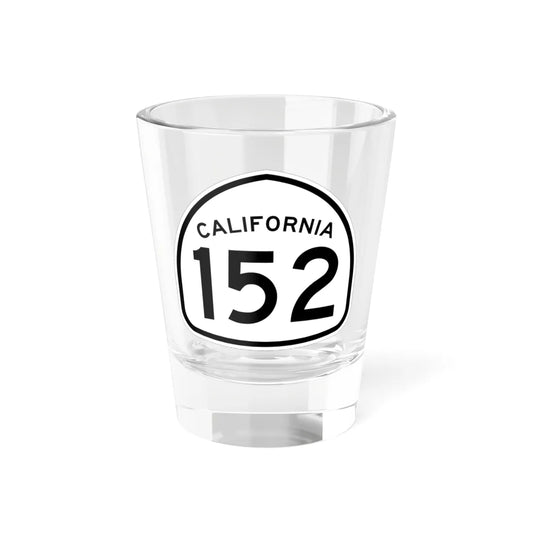 California 152 1957 (California) (Road Sign) Shot Glass 1.5oz 1.5oz - Go Mug Yourself