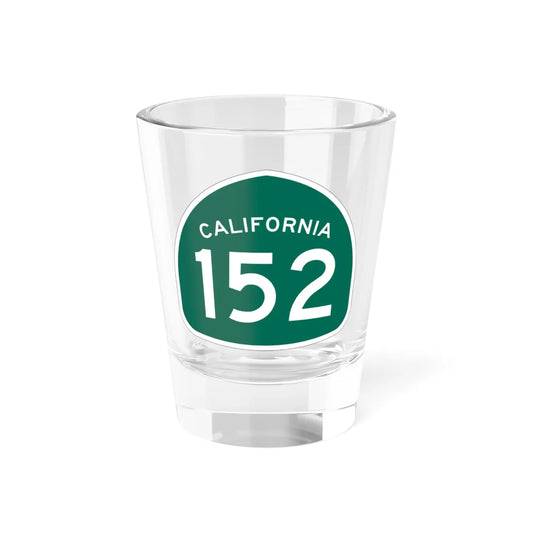 California 152 (California) (Road Sign) Shot Glass 1.5oz 1.5oz - Go Mug Yourself