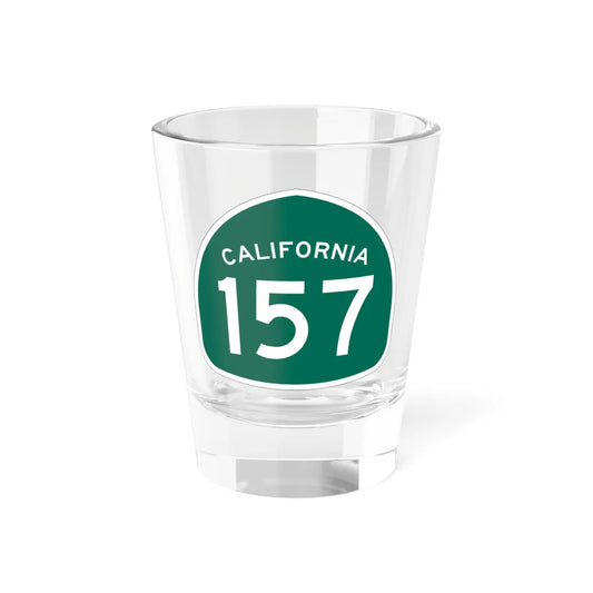 California 157 (California) (Road Sign) Shot Glass 1.5oz 1.5oz - Go Mug Yourself