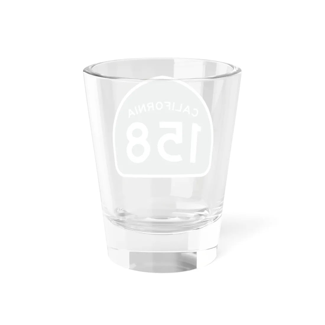 California 158 (California) (Road Sign) Shot Glass 1.5oz - Go Mug Yourself