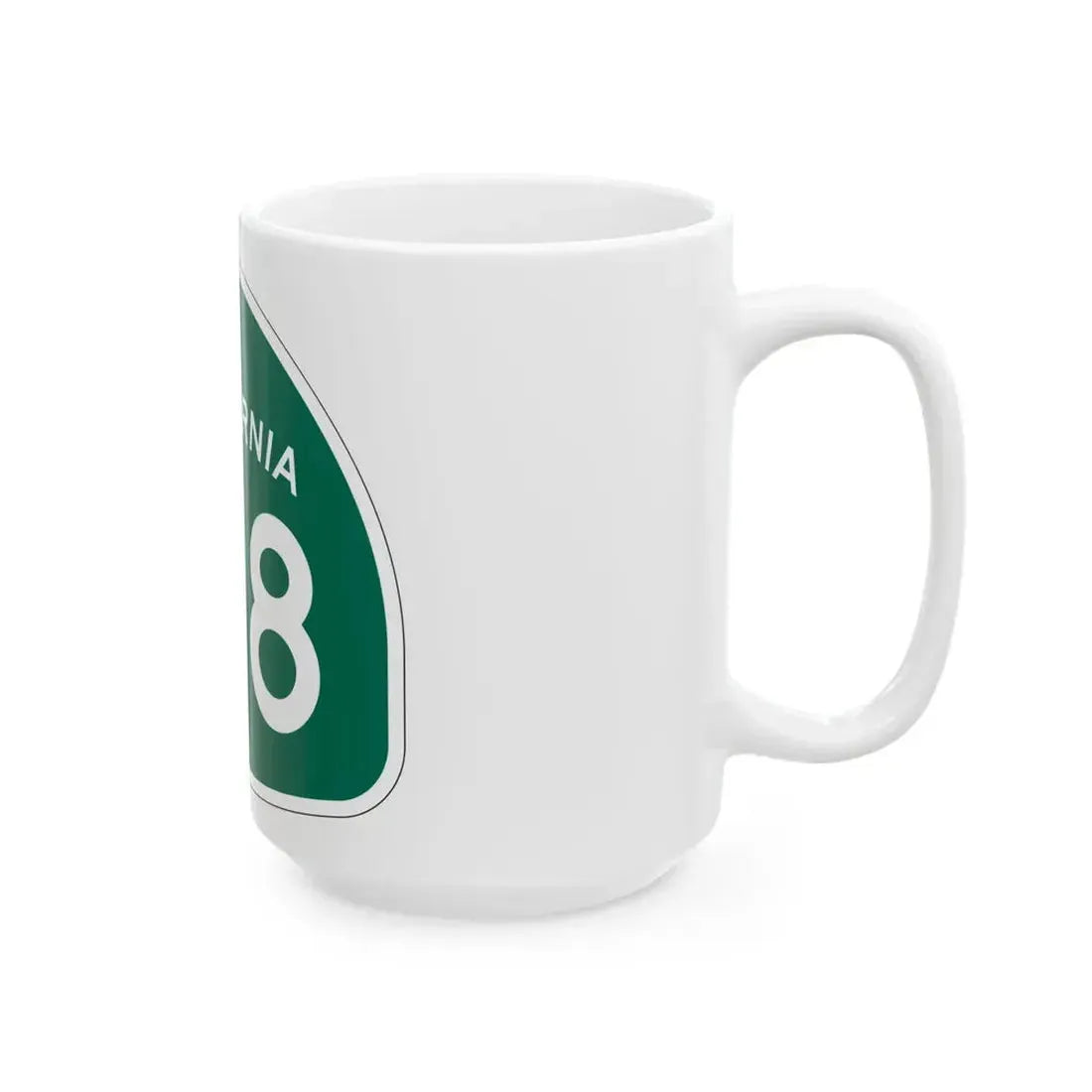 California 158 (California) (Road Sign) White Coffee Mug - Go Mug Yourself