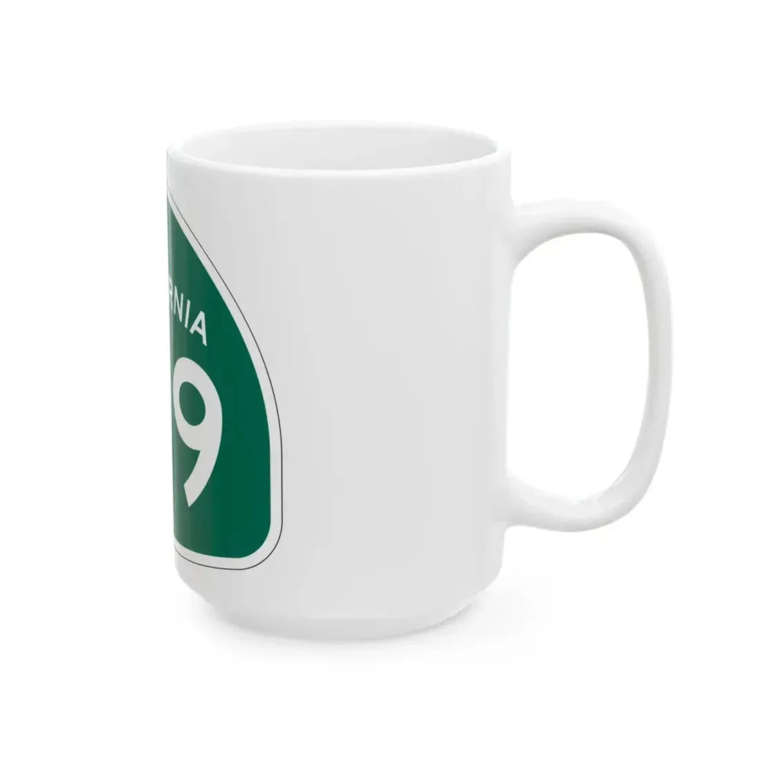 California 159 (California) (Road Sign) White Coffee Mug - Go Mug Yourself