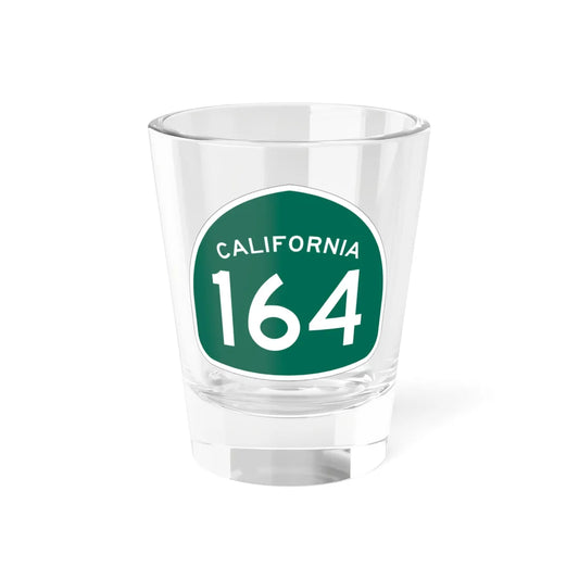 California 164 (California) (Road Sign) Shot Glass 1.5oz 1.5oz - Go Mug Yourself