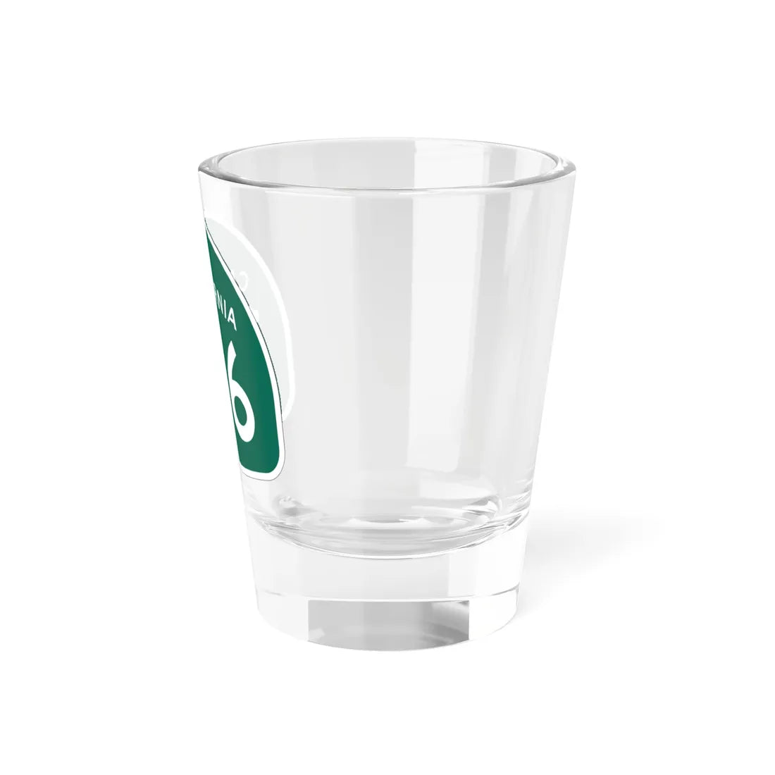 California 166 (California) (Road Sign) Shot Glass 1.5oz - Go Mug Yourself