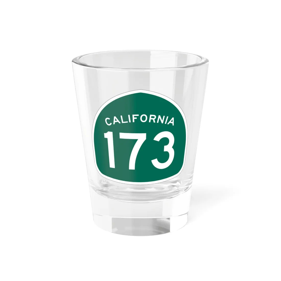 California 173 (California) (Road Sign) Shot Glass 1.5oz 1.5oz - Go Mug Yourself