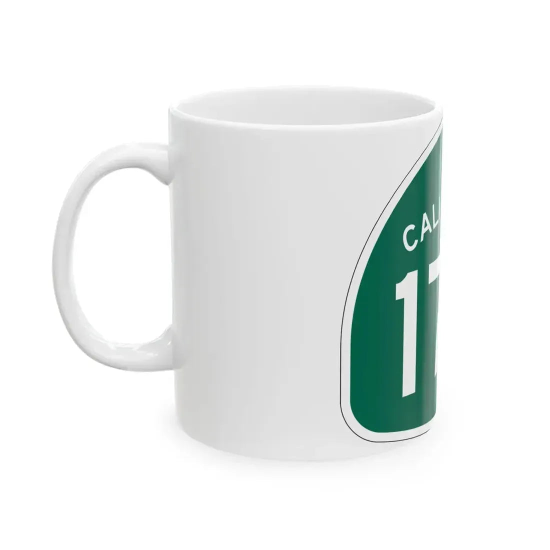 California 173 (California) (Road Sign) White Coffee Mug - Go Mug Yourself