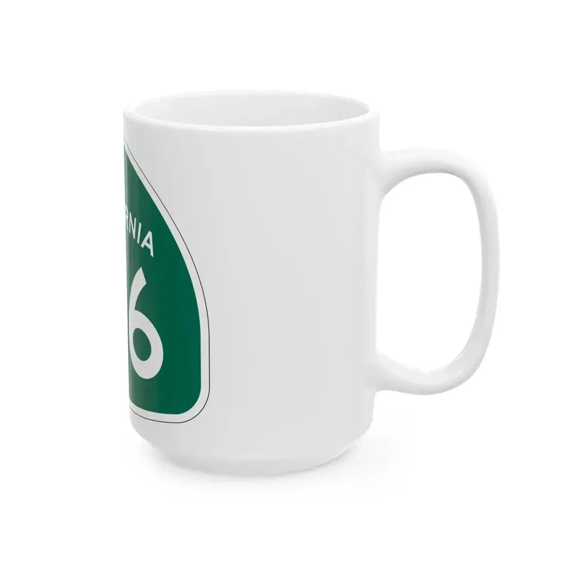 California 176 (California) (Road Sign) White Coffee Mug - Go Mug Yourself