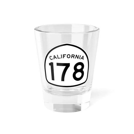 California 178 1957 (California) (Road Sign) Shot Glass 1.5oz 1.5oz - Go Mug Yourself