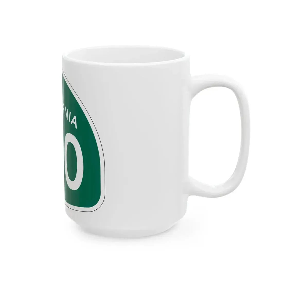 California 180 (California) (Road Sign) White Coffee Mug - Go Mug Yourself