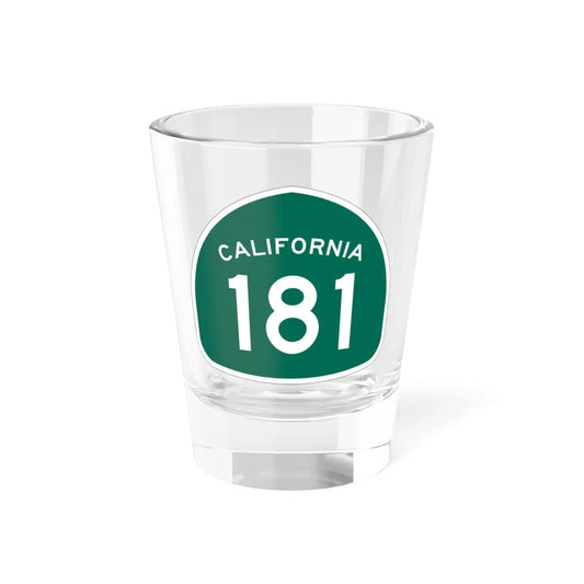 California 181 (California) (Road Sign) Shot Glass 1.5oz 1.5oz - Go Mug Yourself