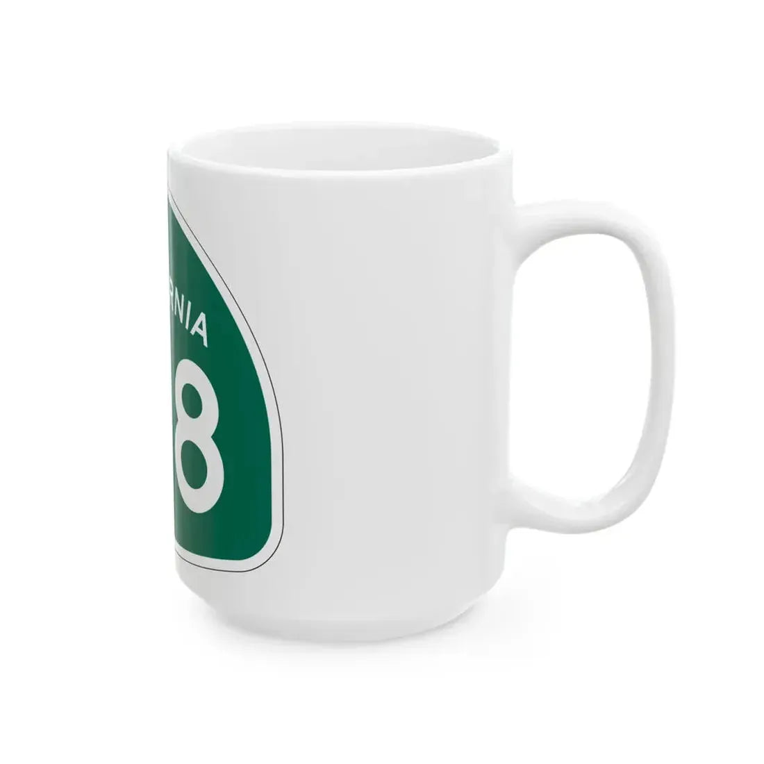 California 188 (California) (Road Sign) White Coffee Mug - Go Mug Yourself