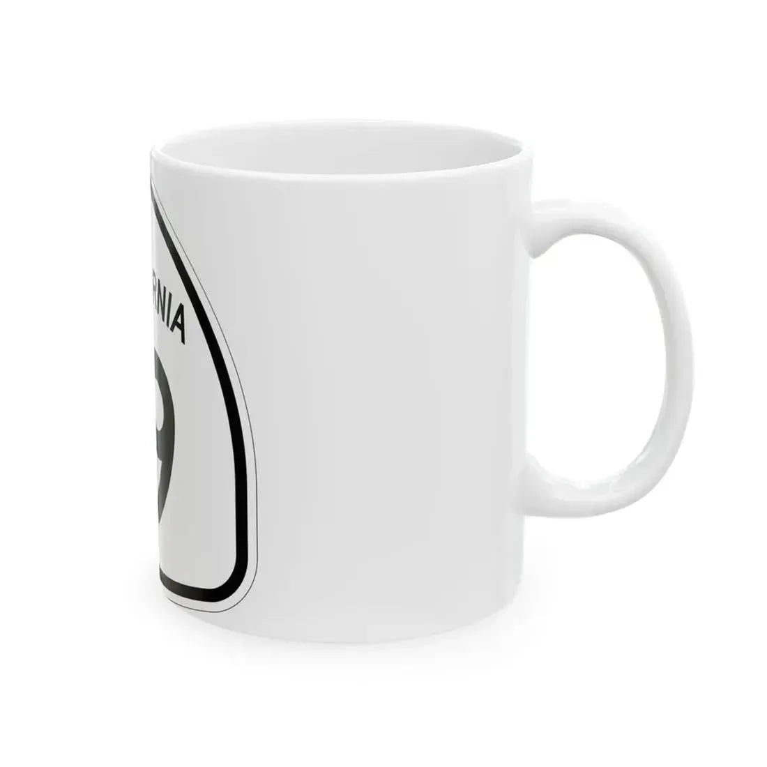 California 19 1957 (California) (Road Sign) White Coffee Mug - Go Mug Yourself