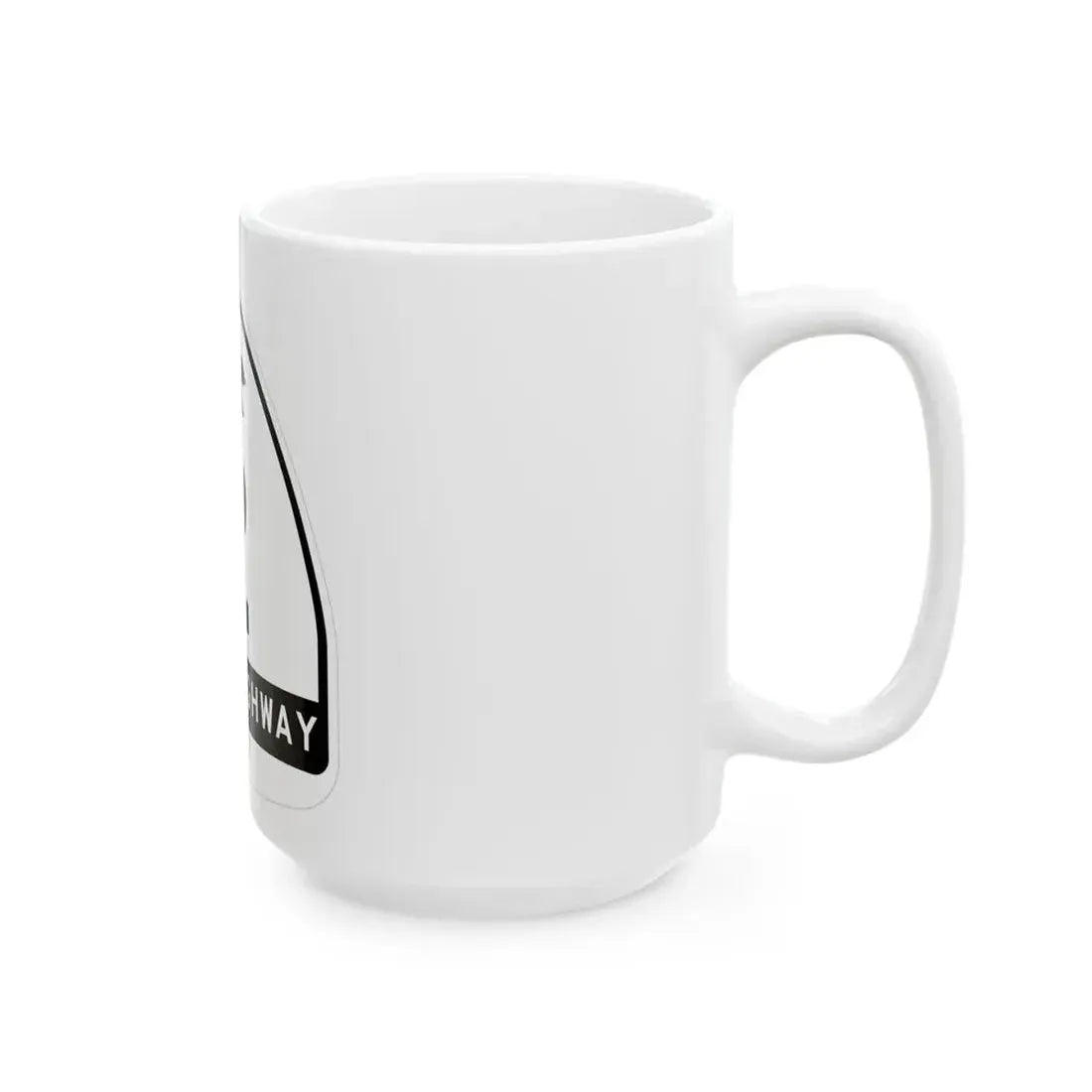 California 2 1948 (California) (Road Sign) White Coffee Mug - Go Mug Yourself
