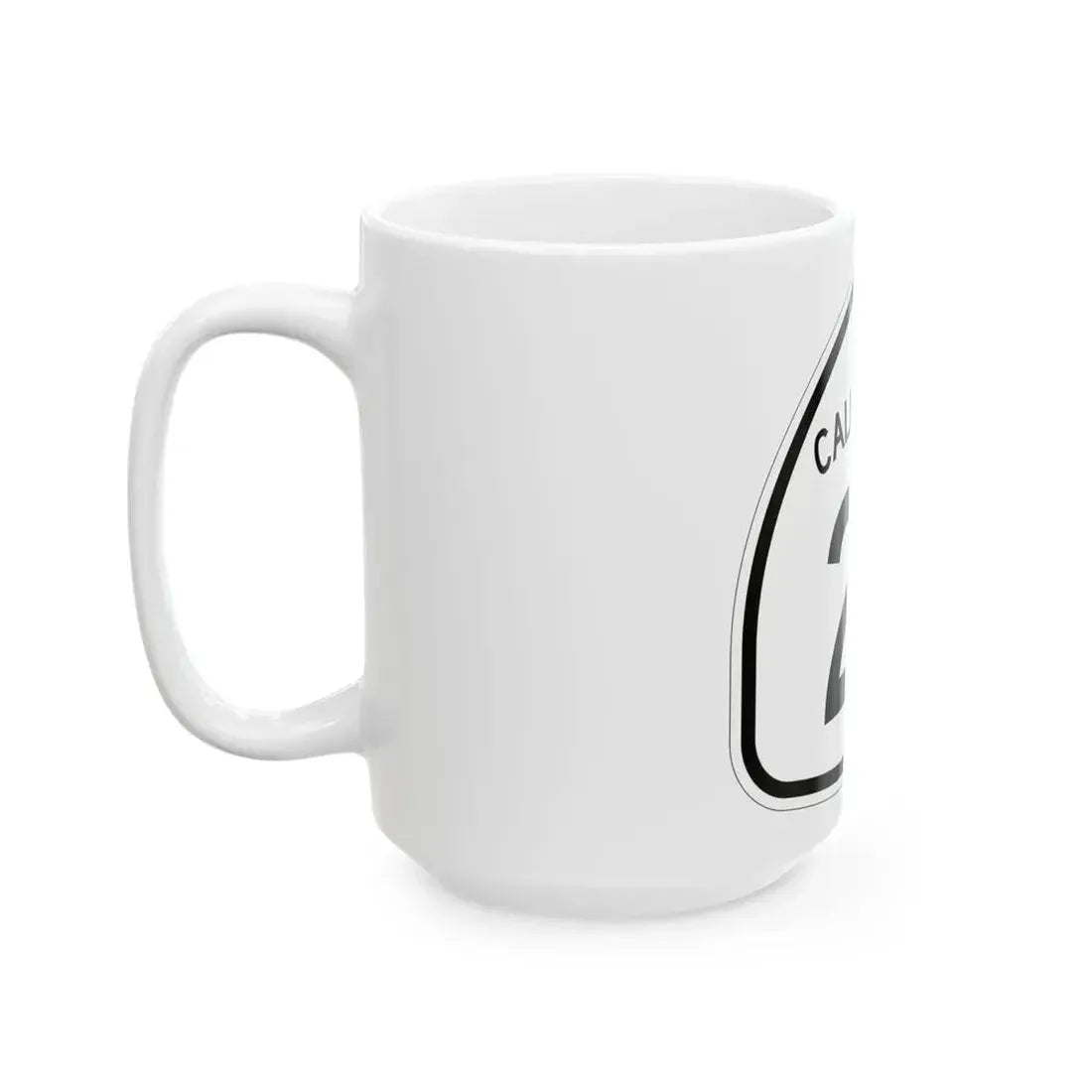 California 21 1957 (California) (Road Sign) White Coffee Mug - Go Mug Yourself