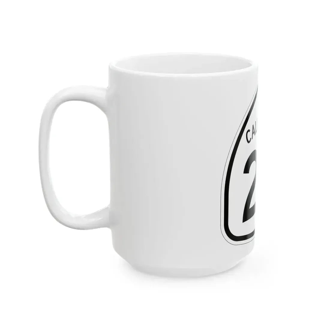 California 23 1957 (California) (Road Sign) White Coffee Mug - Go Mug Yourself