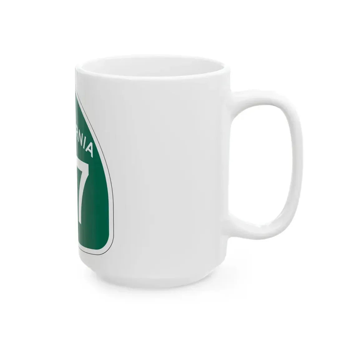 California 27 (California) (Road Sign) White Coffee Mug - Go Mug Yourself