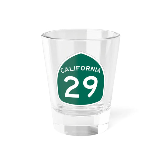 California 29 (California) (Road Sign) Shot Glass 1.5oz 1.5oz - Go Mug Yourself