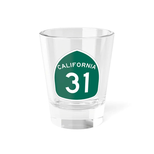 California 31 (California) (Road Sign) Shot Glass 1.5oz 1.5oz - Go Mug Yourself