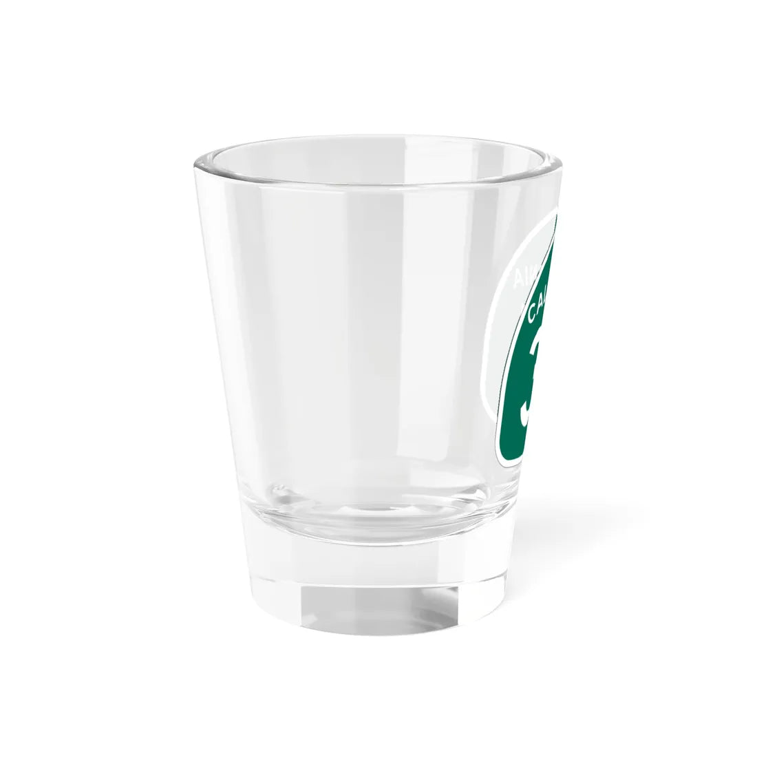 California 34 (California) (Road Sign) Shot Glass 1.5oz - Go Mug Yourself