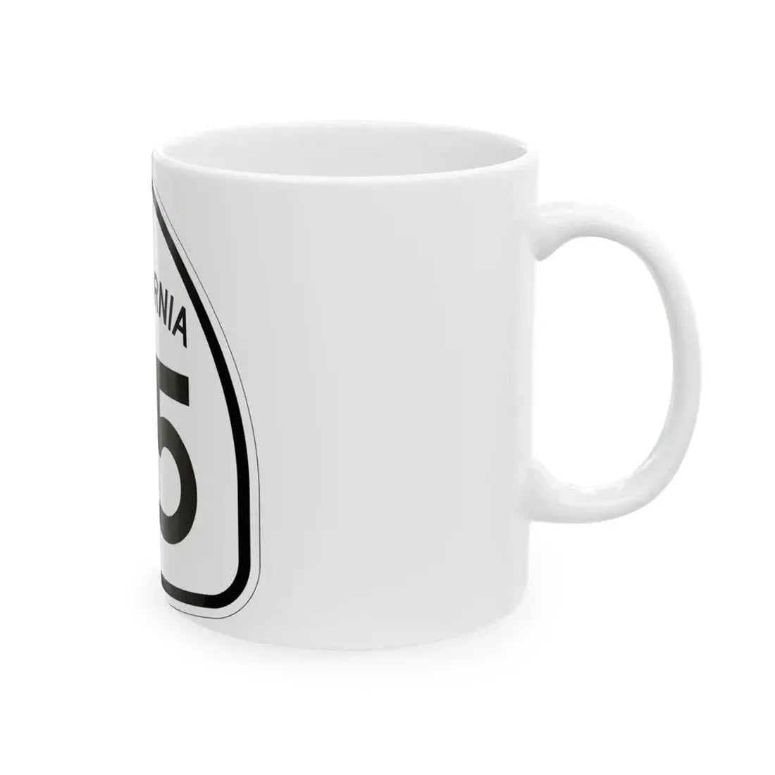 California 35 1957 (California) (Road Sign) White Coffee Mug - Go Mug Yourself