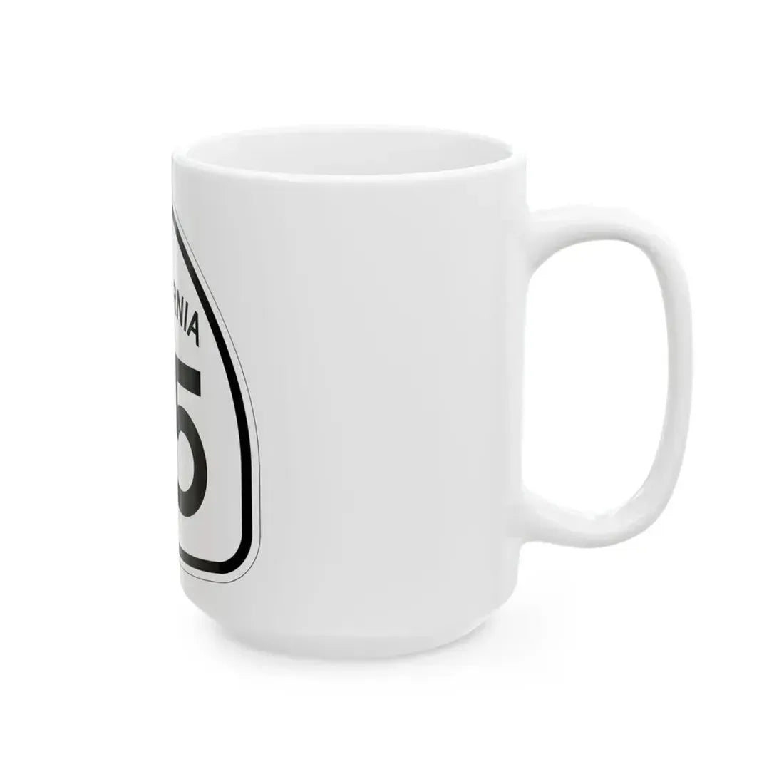 California 35 1957 (California) (Road Sign) White Coffee Mug - Go Mug Yourself