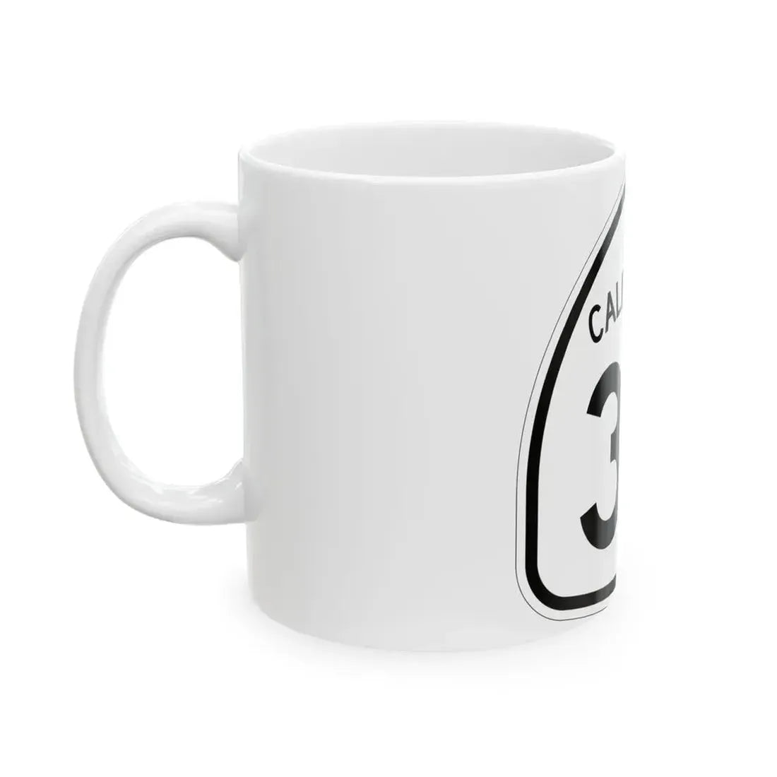 California 37 1957 (California) (Road Sign) White Coffee Mug - Go Mug Yourself