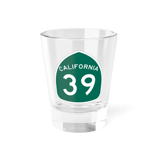 California 39 (California) (Road Sign) Shot Glass 1.5oz 1.5oz - Go Mug Yourself