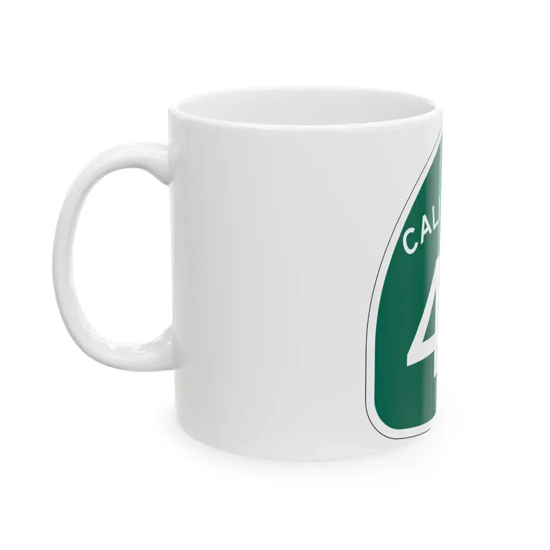 California 40 (California) (Road Sign) White Coffee Mug - Go Mug Yourself