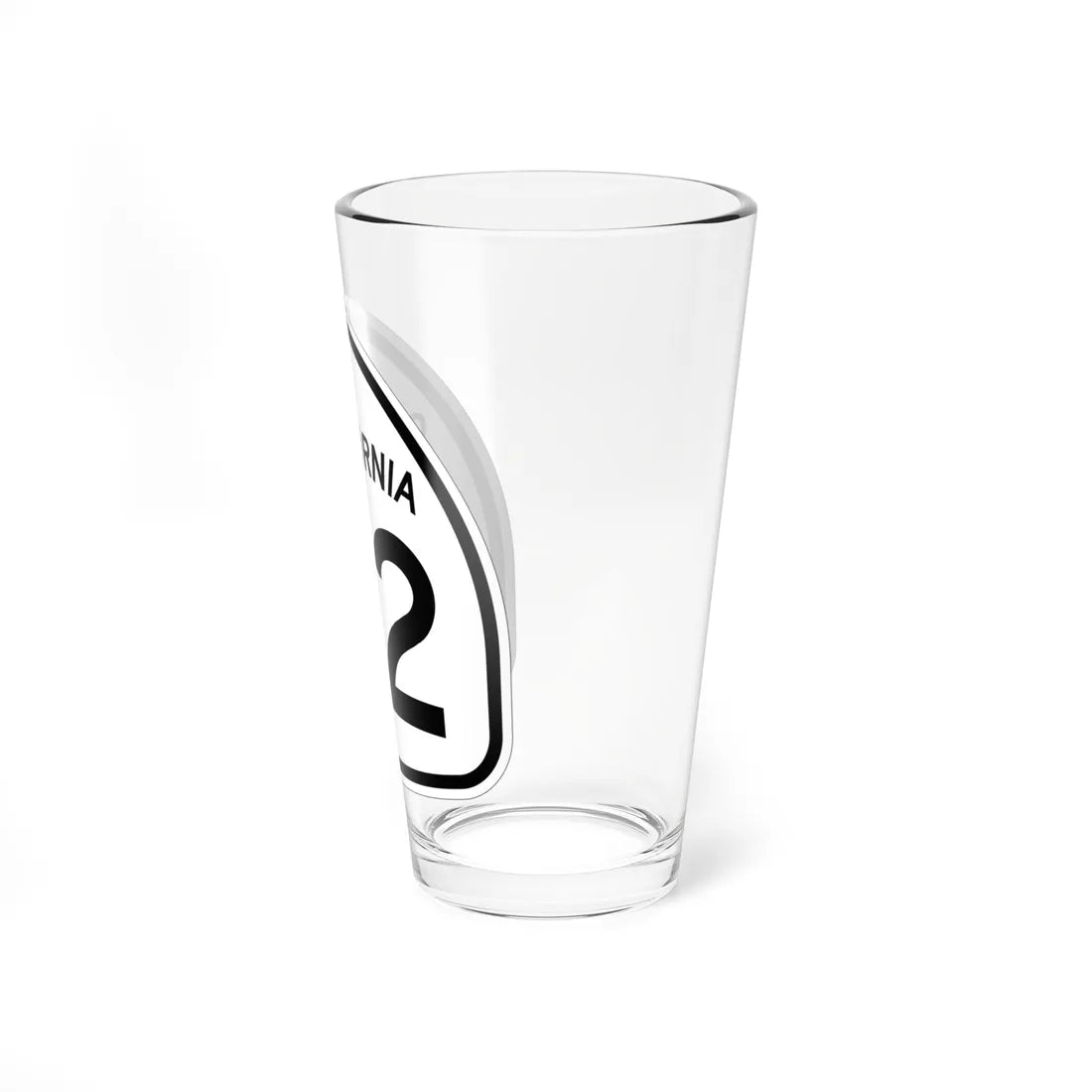 California 42 1957 (California) (Road Sign) Pint Glass 16oz - Go Mug Yourself