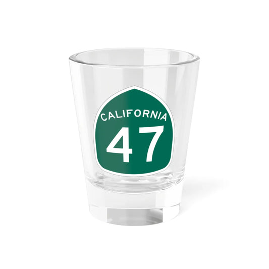 California 47 (California) (Road Sign) Shot Glass 1.5oz 1.5oz - Go Mug Yourself