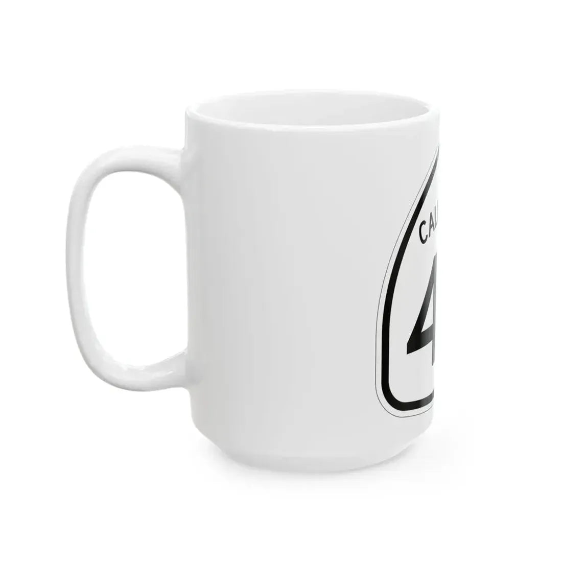 California 49 1957 (California) (Road Sign) White Coffee Mug - Go Mug Yourself