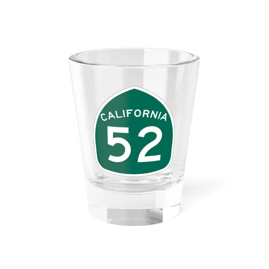California 52 (California) (Road Sign) Shot Glass 1.5oz 1.5oz - Go Mug Yourself