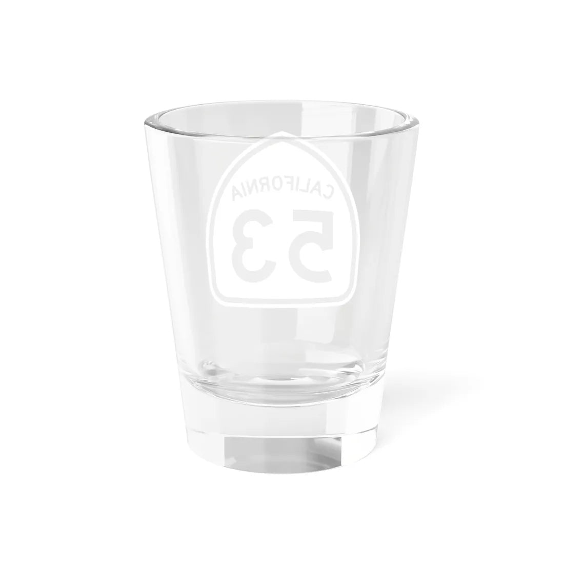 California 53 1957 (California) (Road Sign) Shot Glass 1.5oz - Go Mug Yourself