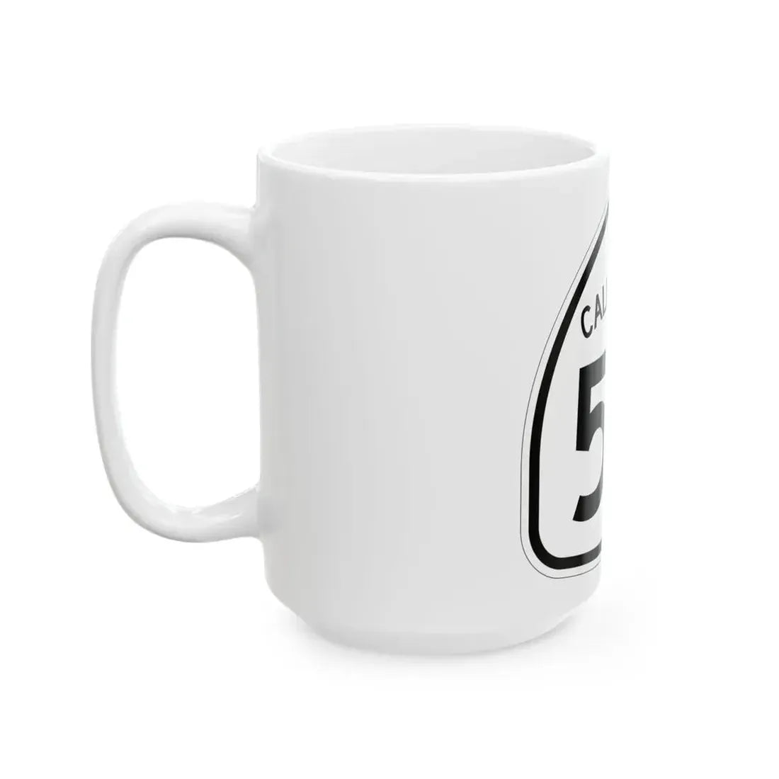 California 53 1957 (California) (Road Sign) White Coffee Mug - Go Mug Yourself