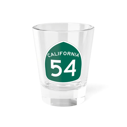 California 54 (California) (Road Sign) Shot Glass 1.5oz 1.5oz - Go Mug Yourself