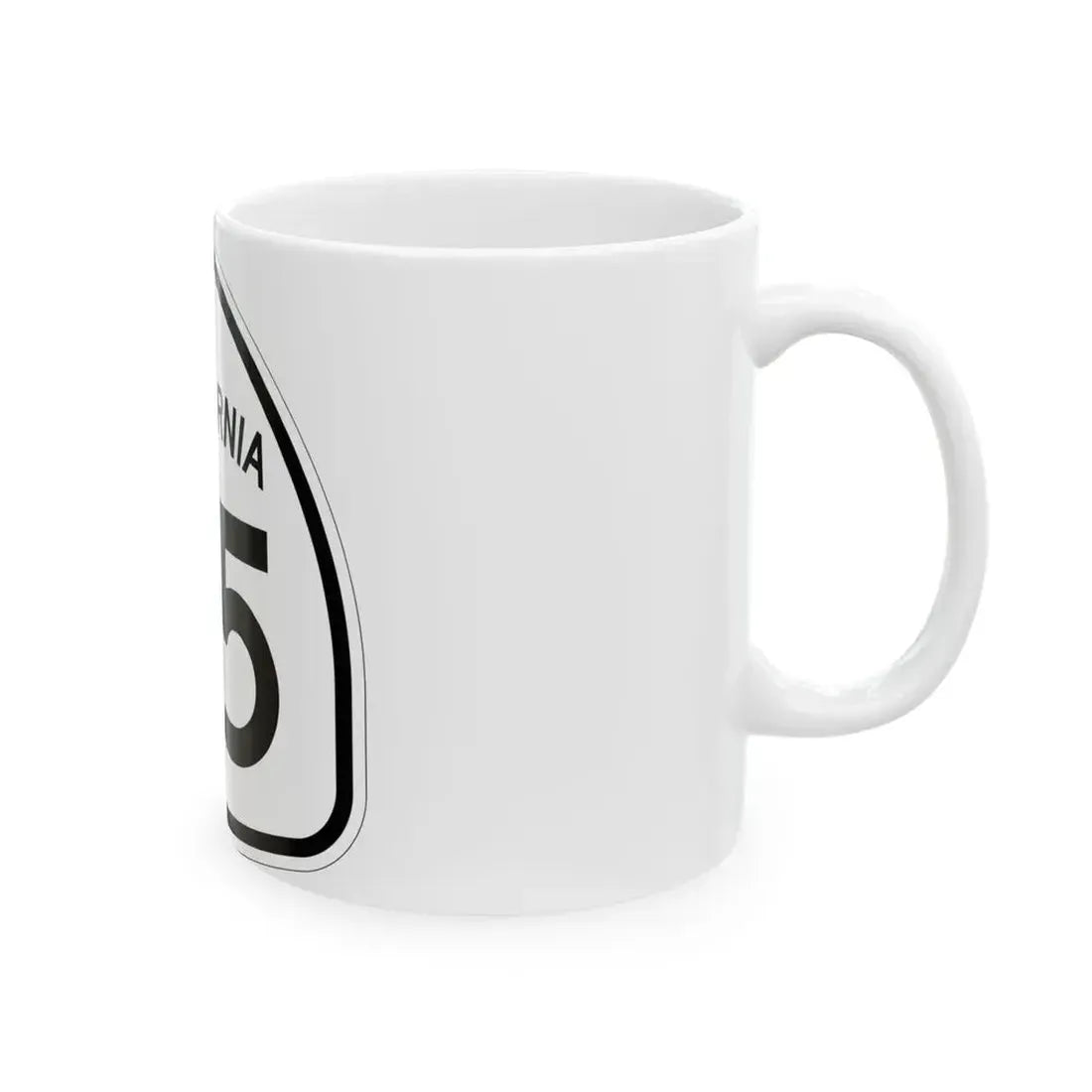 California 55 1957 (California) (Road Sign) White Coffee Mug - Go Mug Yourself