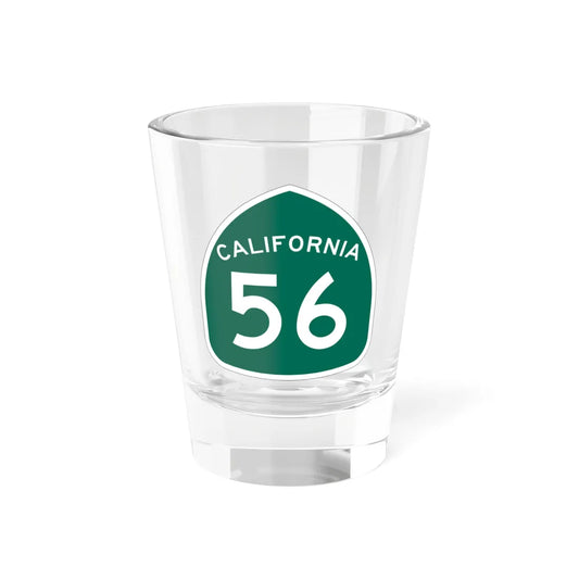 California 56 (California) (Road Sign) Shot Glass 1.5oz 1.5oz - Go Mug Yourself