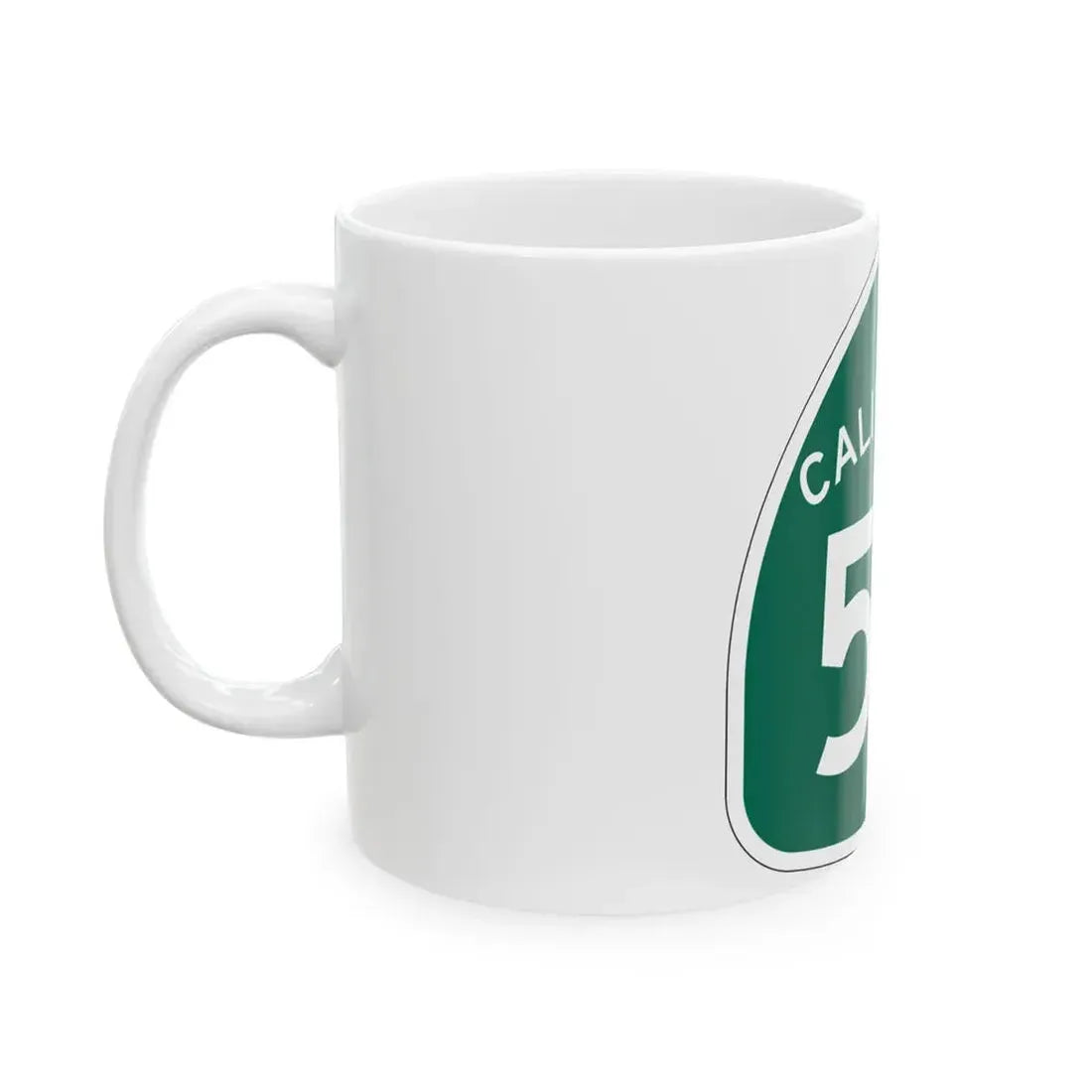 California 56 (California) (Road Sign) White Coffee Mug - Go Mug Yourself