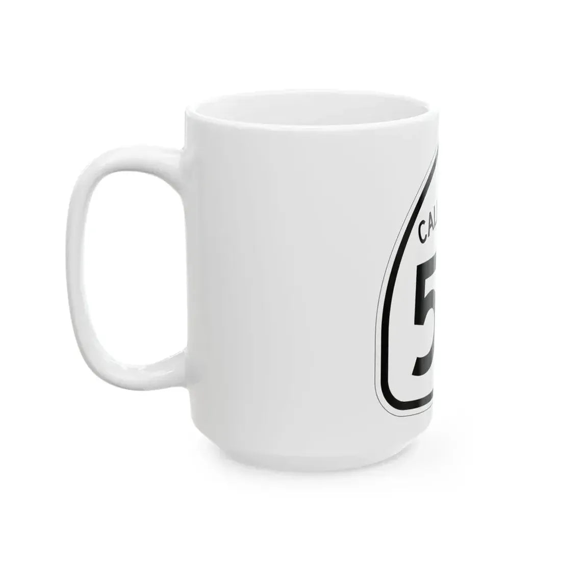 California 59 1957 (California) (Road Sign) White Coffee Mug - Go Mug Yourself