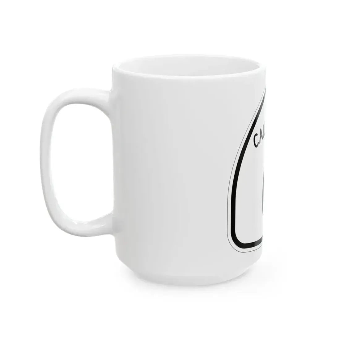 California 6 1957 (California) (Road Sign) White Coffee Mug - Go Mug Yourself