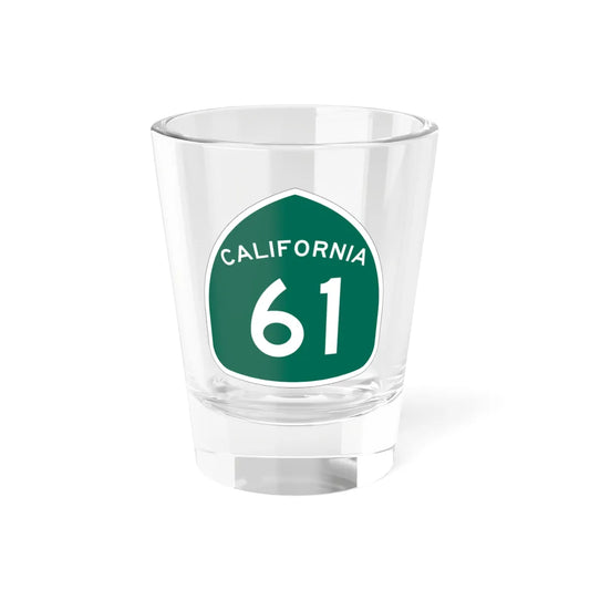 California 61 (California) (Road Sign) Shot Glass 1.5oz 1.5oz - Go Mug Yourself