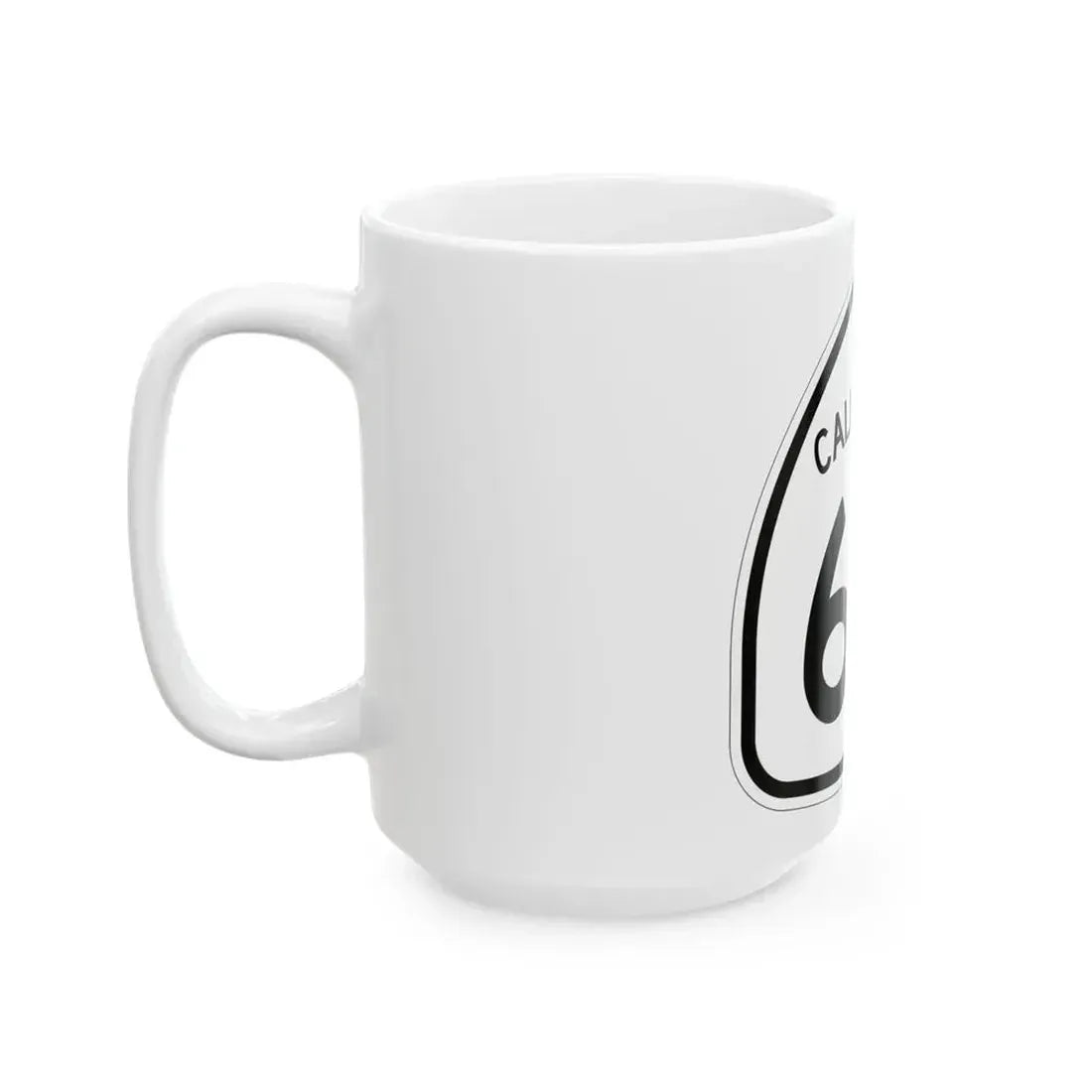 California 63 1957 (California) (Road Sign) White Coffee Mug - Go Mug Yourself